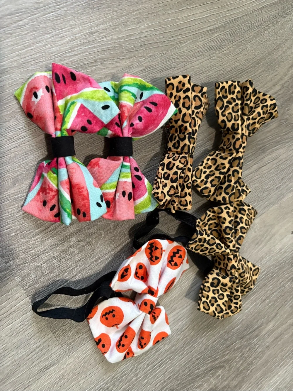 Kids Hair Bow & Headband Set - Multi-Pattern
